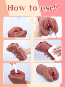 Real Vaginal Pussy Tight Anus For Men Masturbator Adult Pleasure Sex Toys,Realistic Vagina Pussy No Vibrator Masturbation Cup Male Mastubator Erotic Sexual Toy, Artificial Vagina Masturbation Soft Stick For Men's Masturbation Toys Sex Shop