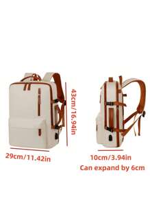 Modischer, multifunktionaler, einfacher, abriebfester, bequemer und vielseitiger Schul-/Pendler-Rucksack