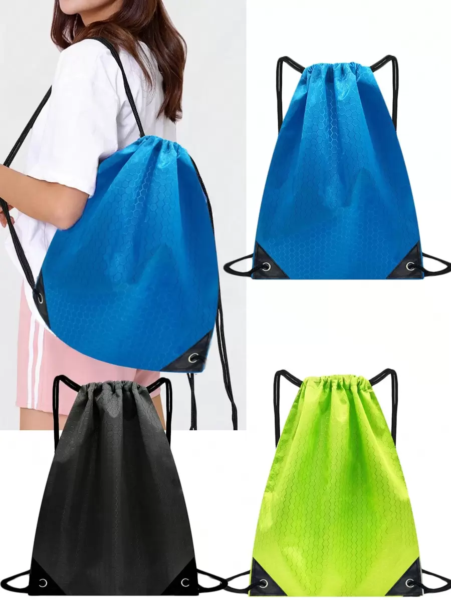 1pc Drawstring Sports Gym Backpack, Suitable For Fitness, Sports, Travel, For Teenagers, Boys And Girls, Children - one-size - View 1
