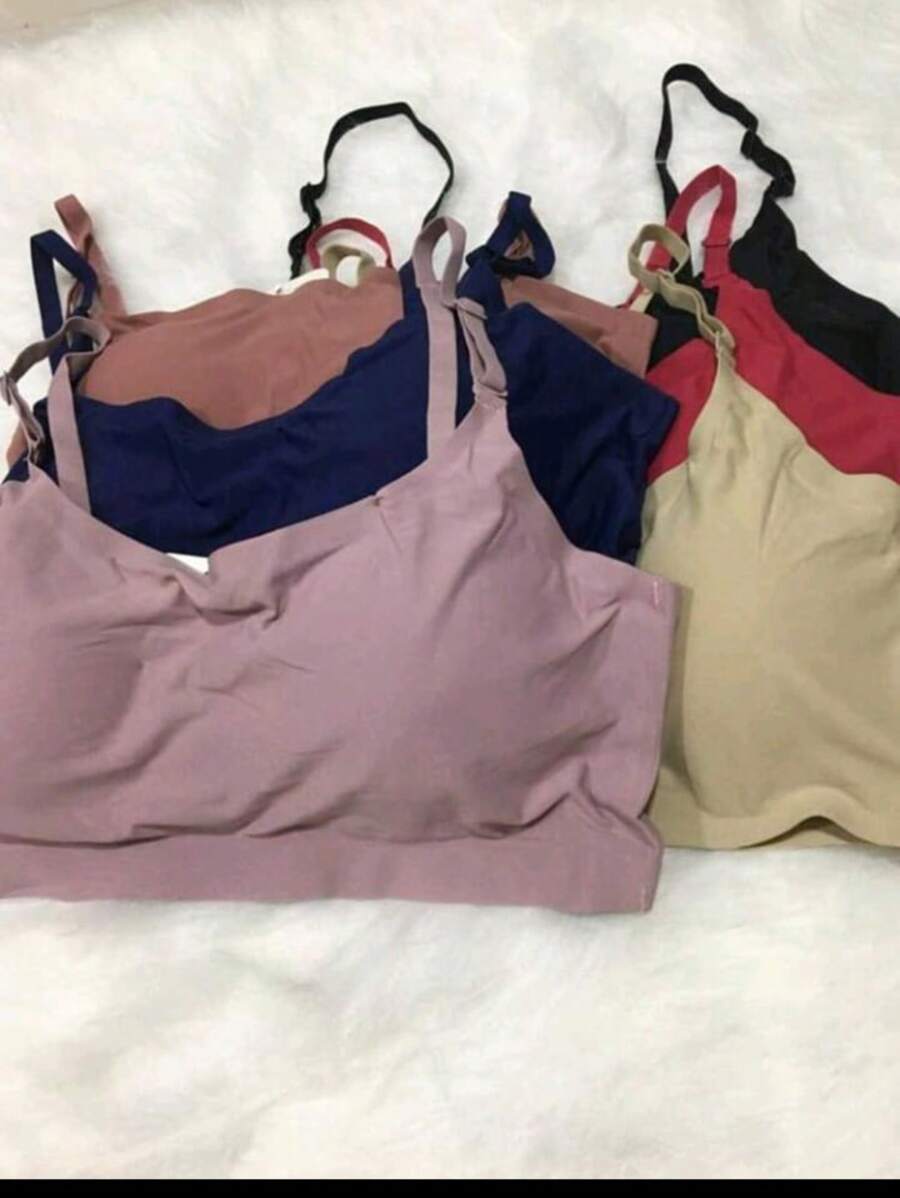 SEAMLESS TOP - Beige - View 1