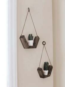Petites étagères suspendues | Porte-succulentes | Porte-plante bohème | Étagère à succulentes | Jardinière à succulentes | Mini étagère suspendue