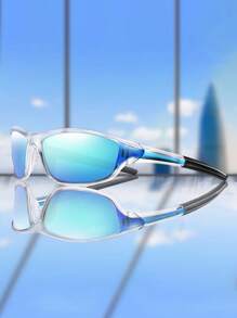 Fashion Sport Glasses For Women And Men Cycling Glasses Running Glasses, Classic Square Frame Shades For Cycling, Running, Hiking, Shopping, Selfie, Party, Travel, Beach, Vacation. Easy Comfort Casual Outfits Outdoor Cycling Glasses For Summer Beach Vacation, Outdoor, Travel Autumn Accessories Goggles