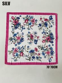 1 Nowość Modne 70cm Damskie Satynowe Uniwersalne Akcesoria Do Codziennego Użytku, Odpowiednie Na Wszystkie Pory Roku, Bandanatop Jedwabna Chustka Jedwabna Bandana,