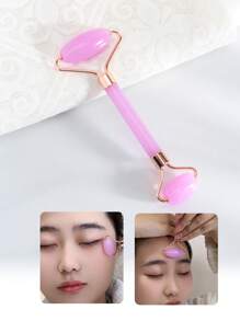 1pc/2pcs/3pcs Facial Beauty Massage Kit Includes Double-Head Massage Roller, Triangular Gua Sha Board, Ice Mold, Body Scraping Massage Tools, Purple Color,Beauty,Skin Care Products,Spa,Self Care,Skin Care Tools,Face Care,Esthetician Supplies,Massage,Face Massage Tool,Face Roller - Purple - View 7