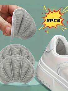2/4pcs Adhesive Heel Protectors - Anti-Wear Pads For Men's And Women's Casual Shoes, Sandals, Sports Shoes - Foot Care Shoe Stickers