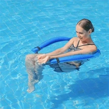 1Pc Comfortable Mesh Pool Chair Slings - Relax And Float In Style With This Durable Swimming Pool Equipmenswimming Pool Floating Chairs, Noodle Chairs, Adult Swimming Floating Chairs To Make Your Swimming Time Brighter! Swimming Pool Chair Net, Swimming Pool Float, Swimming Ring Bed Net, Swimming Accessories, Excluding Floating Rods(Random Color) - Multicolor - View 2