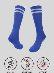 16pcs/12pcs/8pcs/4pcs/1 Pair Kids Football Basketball Running Cycling Training Socks, Girls Long Tube Socks, Boys Moisture Wicking Breathable Sports Socks - Multicolor - View 20
