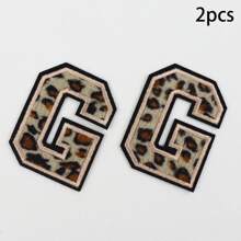 (A-Z) Leopard Letter Patches On Chenille Iron, Alphabet Patches On Alphabet Embroidered Clothing, Dresses, Hats, Jeans, Shoe Bags, DIY Supplies, Leopard,Grandma Mother's Day Gift,Mother's Day