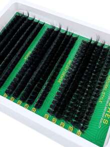 300pcs/295pcs DIY Mink Eyelash Extensions, 40D/50D/60D/80D/100D Fluffy Individual Lash Extensions For Volume, 5D Effect 0.07mm Curly Dramatic Eyelash Extensions 10-16mm Mixed Tray, Makeup Tools, Bulk Personal Lash Extensions Suitable For Daily Makeup And Role Play, Reusable Lash Clusters,Eye Lash Clusters,Individual Eyelashes,Lashes,Fake Lashes - D - 查看 6