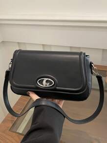 Elegant And Fashionable Shoulder Bag For Gift Giving, Leisure, Versatile Commuting Handbag, Portable Armpit Bag, Versatile And Simple Shoulder Bag, Suitable For Shopping, Wallets, Shopping, Young Women, College Students, Newcomers, White-Collar Workers. They Are Very Suitable For Offices, Universities, Work, Business, Commuting, Outdoor Activities, Travel, And Outings - Black - View 4