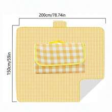 Covoraș de picnic pentru camping în aer liber Covoraș de plajă impermeabil pentru cort Covoraș de podea covoraș de gazon rezistent la apă Picnic poate transporta pernă mică pliabilă - Multicolor - Vizualizare 10