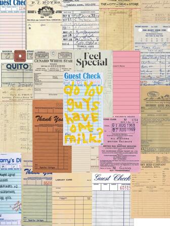 50pcs Vintage Bill Stickers Handbook Book Cell Phone Case Retro Style Diy Material Decorative Stickers,School Supplies,Back To School