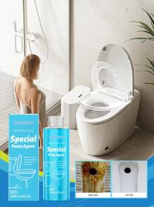 100ml Toilet Cleaner Foam Cleaner Detergent, Removes Stains & Odor, Splash-Proof Toilet Cleaning Solution