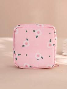 1pc Sanitary Pad Travel Storage Bag, Home Sanitary Pad Storage Box, Student Back To School Sanitary Pad Storage Bag, Large Capacity Sanitary Pad Student Storage Bag, Mini Sanitary Pad Storage Bag, Sanitary Pad Storage Organizer Box, Ladies Menstrual Products