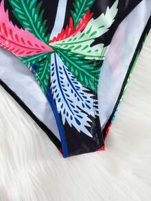 Damskie stroje kąpielowe na lato 2025, kostiumy kąpielowe, czarny, monokini, nowość w europejskim i amerykańskim stylu, seksowny, jednoczęściowy strój kąpielowy z odkrytymi plecami i kwiatowym nadrukiem cyfrowym, strój plażowy na co dzień