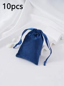 1/10/50 peças 9x12cm Bolsa de joias Bolsa de veludo para presente, Bolsa de embalagem de joias, Bolsas para presentes de joias, Bolsas para lembrancinhas de casamento, aniversário, brincos, pulseira, colar, bolsas organizadoras pequenas chiques, Bolsa de embrulho para presente para festa, feriado