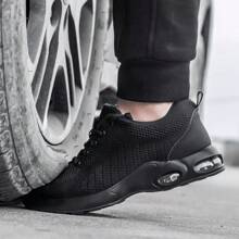 Zapatos De Seguridad Y Antipinchazos  De TrabajoPara Hombre - Negro - Ver 5