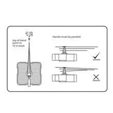 1 件创意黑色亚克力 DIY 组装挂钟，现代简约欧美风格家居装饰（不含电池） - 彩色 - 查看 5