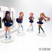 Doki Doki Literature Club! Acrylic Character Figures, Cute Anime Acrylic Desk Decor, Monika, Sayori, Natsuki, Yuri Figures, Anime Home Desktop Accessories Birthday Gifts Graduation - Multicolor - View 10
