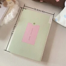 Aesthetic Lucky Clover A6 Handbook Student Plan Notebook Small Notebook Portable Diary