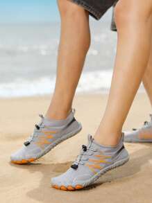 轻质透气针织纯色沙滩鞋，适合青少年夏季休闲、户外运动、度假旅行、毕业礼物、生日礼服配饰 - L2025 - 查看 10