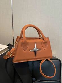 1pc This Year's Popular Hot Girl Sweet Cool Handbag Simple And Stylish Shoulder Crossbody Small Square Bag, Korean Style Versatile, Shoulder Straps Casual And Comfortable, Versatile And Not Picky, Suitable For Girls' Daily Shopping And Travel Use