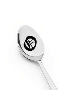 Initial Spoon - Engraved Coffee Spoon Gift - Unique Party Accessory, Personalized Coffee Lover Present, Birthday Gift Idea For Him Or Her, Themed Kitchenware, Novelty Tableware