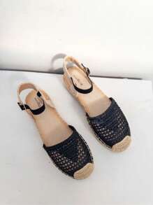 Women's Platform Sandals, Platform Espadrilles With Non-Slip And High-Quality Soles, With Very Fashionable Hollow Embroidery, For Summer Vacations, Ideal For Daily And Dress Wear, Estimated Delivery 1-3 Business Days (Peninsula)