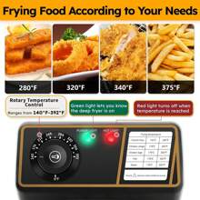 Automatic Electric Oil Fryer Stainless Steel 6L - US A Type Plug(110-127V) - View 6