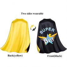 1 Pieza Capa de Superhéroe con 1 pieza Capa de Super Hermana, Disfraces de fiesta de Halloween de Superhéroe, Capas de Superhéroe con Máscara, Regalos de cumpleaños de Superhéroe, Capas de Superhéroe, Capas para Niños Superhéroe, Capas de Hermano Mayor, Regalos de Hermano Mayor para Niño, Capa de Orgullo de Superhéroe, Máscaras de Superhéroe - súper hermano - Ver 11
