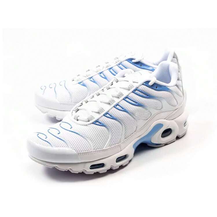 Promotion Air TN Plus Max Premium Vapor Bubble Shock Absorber Springs White Tennis Shoes - Tn Plus White Blue - View 2