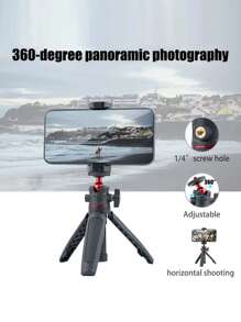 Desktop Tripod Expandable Mini Tripod, Portable Collapsible Phone/Camera Tripod Stand For Live Streaming, Vlogging, Selfie