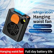 1pc 3-In-1 Portable Rechargeable Bladeless Fan, USB Rechargeable Power Bank And Flashlight Combination, Wearable Personal Clip Fan, Adjustable 3 Speeds, With Lanyard And Type-C Charging Cable, LED Emergency Light, Wearable Neck And Waistband Design, Abs Material, Summer Essentials, Neck Hanging Fan, Waistband Fan, Suitable For Outdoor Camping Hiking Night Fishing Home Office Construction Site Farm Fan