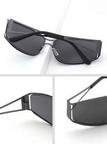 Women Geometric Exquisite All-Match Never Outdated Classic Technological Elegant Party Fashion Glasses For Daily Life Street-Photography Vacation Outfits Outdoor Casual Activities Mountaineering Skiing Accessories