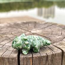 1 Pc Red Obsidian Axolotl Carvings, Crystal Salamander Cub Carving, Crystal Gift, Home Decor - Red Obsidian Axolotl - View 9