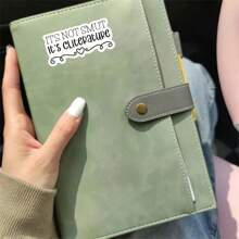 1PC 3-Inch Removable Outdoor Waterproof Vinyl Creative Gift Sticker With Funny Humor Quote Design It's Not Smut It's Cliterature Ideal For Laptop, Tablet, Phone Case, Notebook, Journal, Desk, Study Supplies, Dorm Wall Decor, Water Bottle, Tumbler, Pencil Case, Suitcase, Skateboard, Office Desk, Folder, Kindle Literature Pun Sticker, Book Lover Sticker - Multicolor - View 4