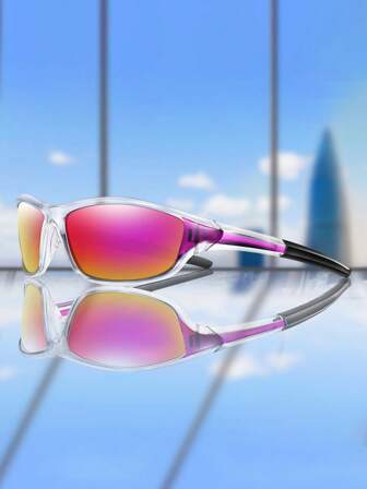 男女时尚运动眼镜，骑行眼镜，跑步眼镜，经典方框眼镜，适合骑行、跑步、徒步、购物、自拍、派对、旅行、海滩、度假。轻松舒适休闲装，夏季海滩度假户外骑行眼镜，秋季配件，护目镜