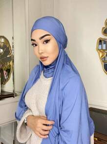 1 件速干平纹头巾，采用柔软透气的高弹面料制成，适合全年穿着和穆斯林日常服饰 - 常規 - 查看 9