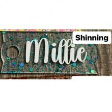 Personalized Acrylic Name Plate For Cup, Customized Lettering Name, Cup Decor, Water Bottle Accessory - Multicolor - View 11