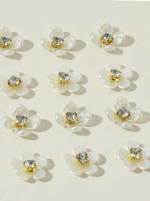 Beautizon Nailartlab 20 件花朵钻石指甲饰品 DIY 艺术 Y2K 风格 5D 美甲装饰 - 彩色 - 查看 4