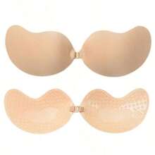 芒果胸贴小胸聚拢防水隐形夏季女士吊带婚纱薄款上衣提拉乳贴内衣，沙滩必备，沙滩配饰，泳池浮板 - 彩色 - 查看 5