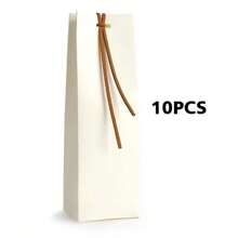 10pcs Kraft Paper Gift Bag Party Candy Gift Mini Boxes Birth Favors Party Gift Wedding Cookie Candy Bags Festival Favor Box - Multicolor - View 13