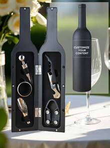 3/5pcs Personalized Creative Red Wine Opener Set, Best Wine Tool Kit: Including Corkscrew, Foil Cutter, Drip Ring, Wine Pourer And Bottle Stopper, Ideal For Home Party, Family Gathering, Great Gift For Colleagues, Husband, Boyfriend, Father's Day, Anniversary, Multi-Functional, Adjustable, Easy To Clean, Stylish, Adorable, High-Quality, Ideal Gifts For Him, Ideal Gifts For Her, Her, Girlfriend, Dining Room, Bathroom, Living Room, Bedroom, School, Office, Tea Room, Home, Garden,Brunch-Ready