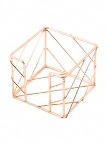 1 件装镂空金属方形桌面收纳盒，开口舒适 - 为家庭办公室抽屉、桌面创建隔板 - 可容纳笔、回形针、便利贴、笔记本和其他办公配件 返校