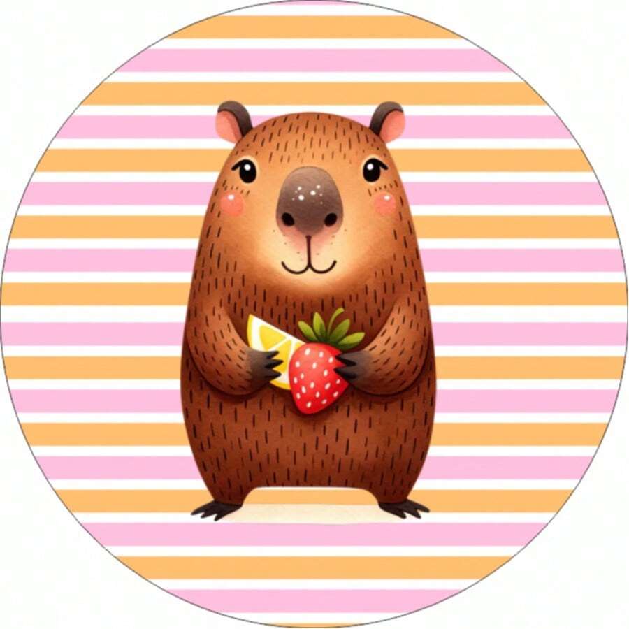 Round Party Panel With Elastic 1.50m Capivara - CAA0020 - 查看 1