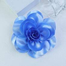 Exaggerated Handmade Satin Big Flower Brooch For Women Fashion Jewelry Wedding Party Christmas Gift Valentines