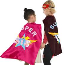 1 Pieza Capa de Superhéroe con 1 pieza Capa de Super Hermana, Disfraces de fiesta de Halloween de Superhéroe, Capas de Superhéroe con Máscara, Regalos de cumpleaños de Superhéroe, Capas de Superhéroe, Capas para Niños Superhéroe, Capas de Hermano Mayor, Regalos de Hermano Mayor para Niño, Capa de Orgullo de Superhéroe, Máscaras de Superhéroe - súper hermano - Ver 6