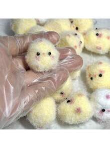 1 件软橡胶鸡挤压娃娃，动物模型娃娃，减压娃娃，宠物娃娃，生日礼物，圣诞礼物，小礼物 - 彩色 - 查看 7