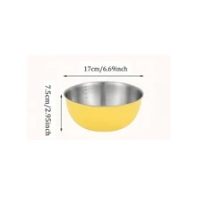 1/3pcs Baking Utensils With Graduated Mixing Bowl Stainless Steel Salad Mixing Bowl For Food Storage Meal Preparation Salad And Other Kitchen Gadgets Kitchen Accessories