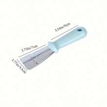 1 pieza Raspador de acero inoxidable, raspador de hielo manual no eléctrico para refrigerador y congelador de cocina, fácil de remover el hielo